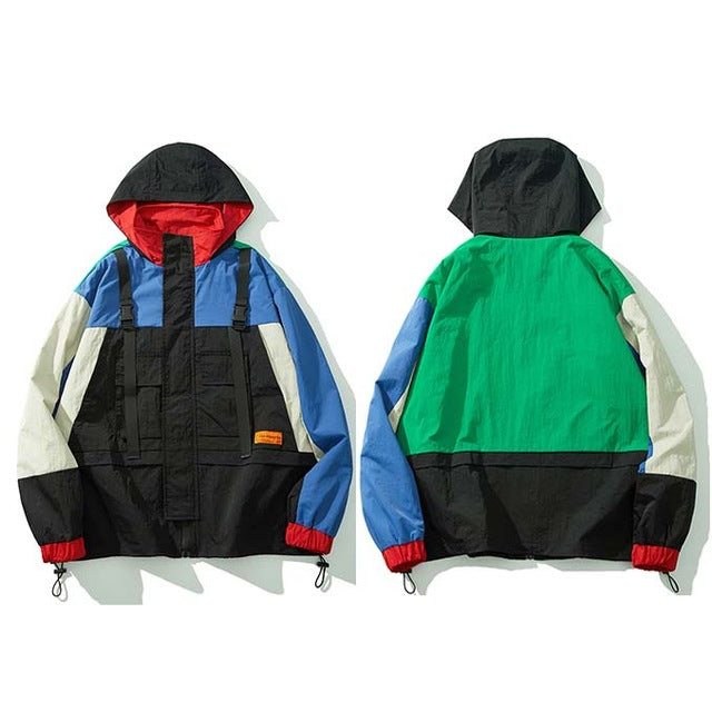 Harajuku Pocket Track Jacket Fall Outwear